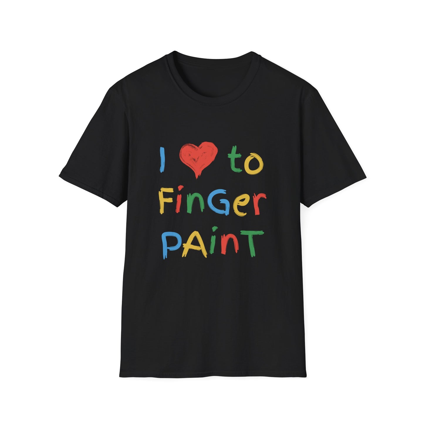 I Love To Finger Paint | T-Shirt