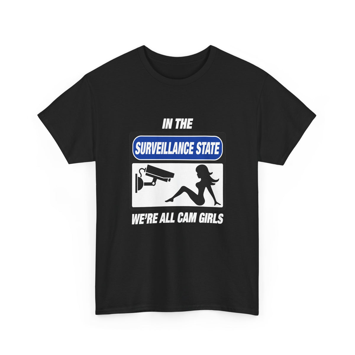 In the Surveillance State We’re All Cam Girls T-Shirt