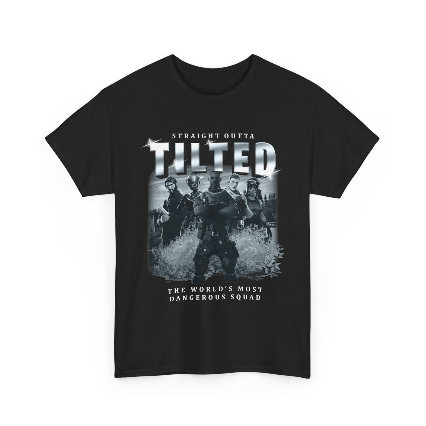 Straight Outta Tilted Fortnite | T-Shirt