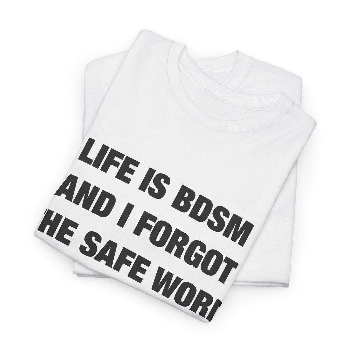 Life Is BDSM and I Forgot the Safe Word T-Shirt