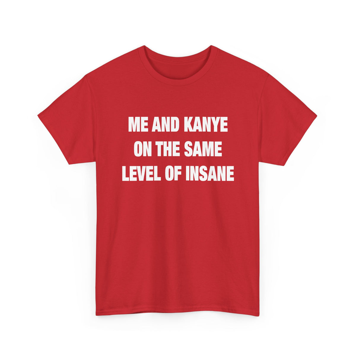 Me and Kanye on the Same Level of Insane T-Shirt