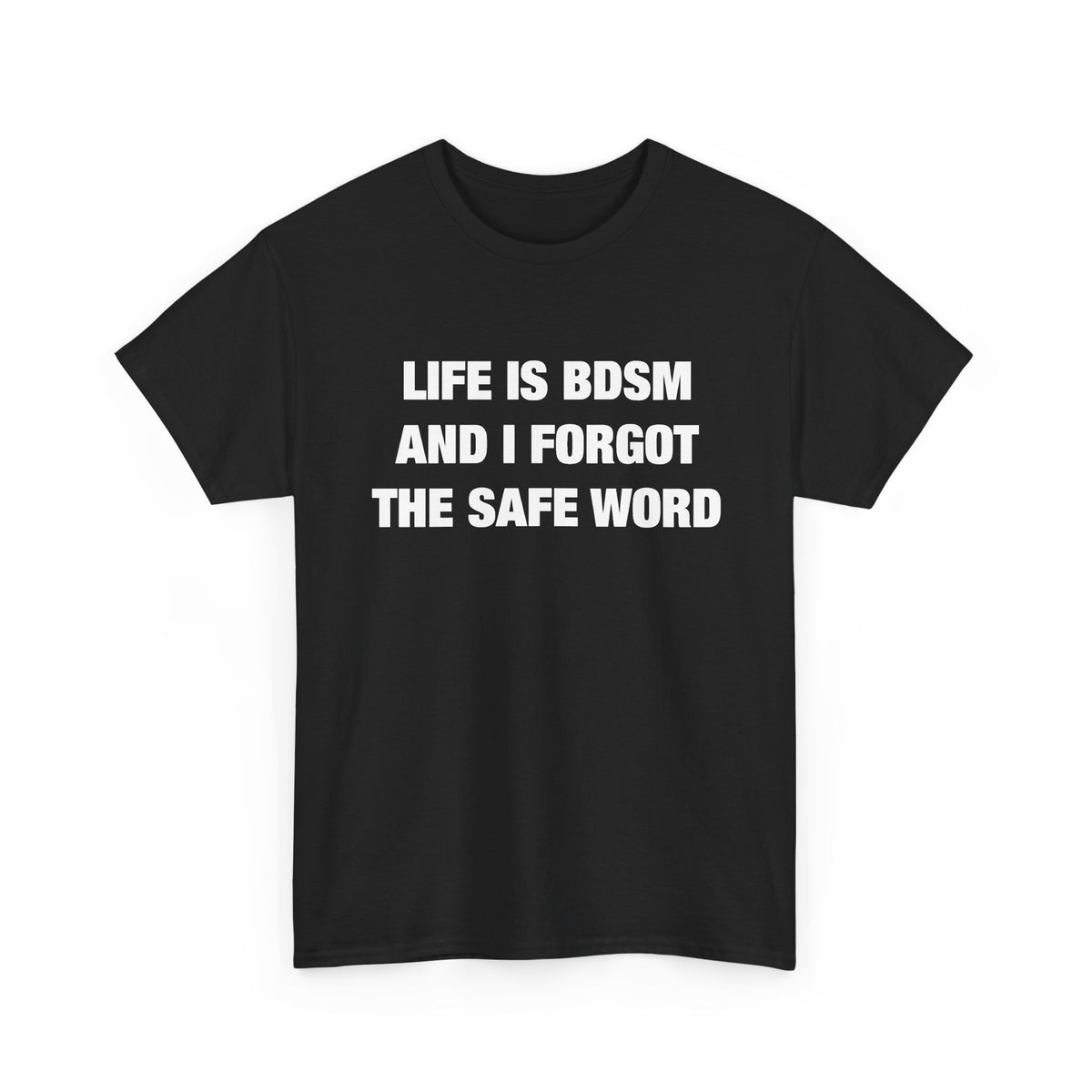 Life Is BDSM and I Forgot the Safe Word T-Shirt