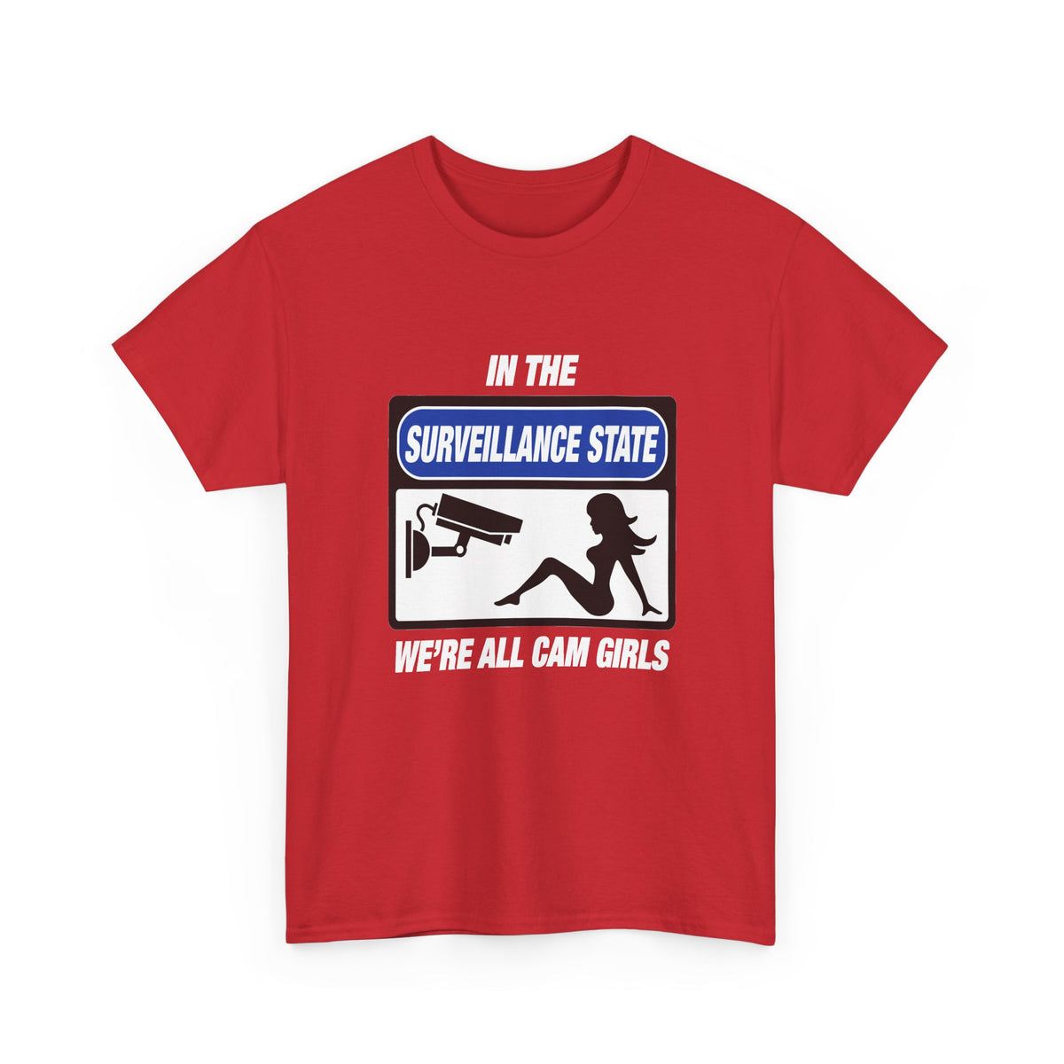 In the Surveillance State We’re All Cam Girls T-Shirt