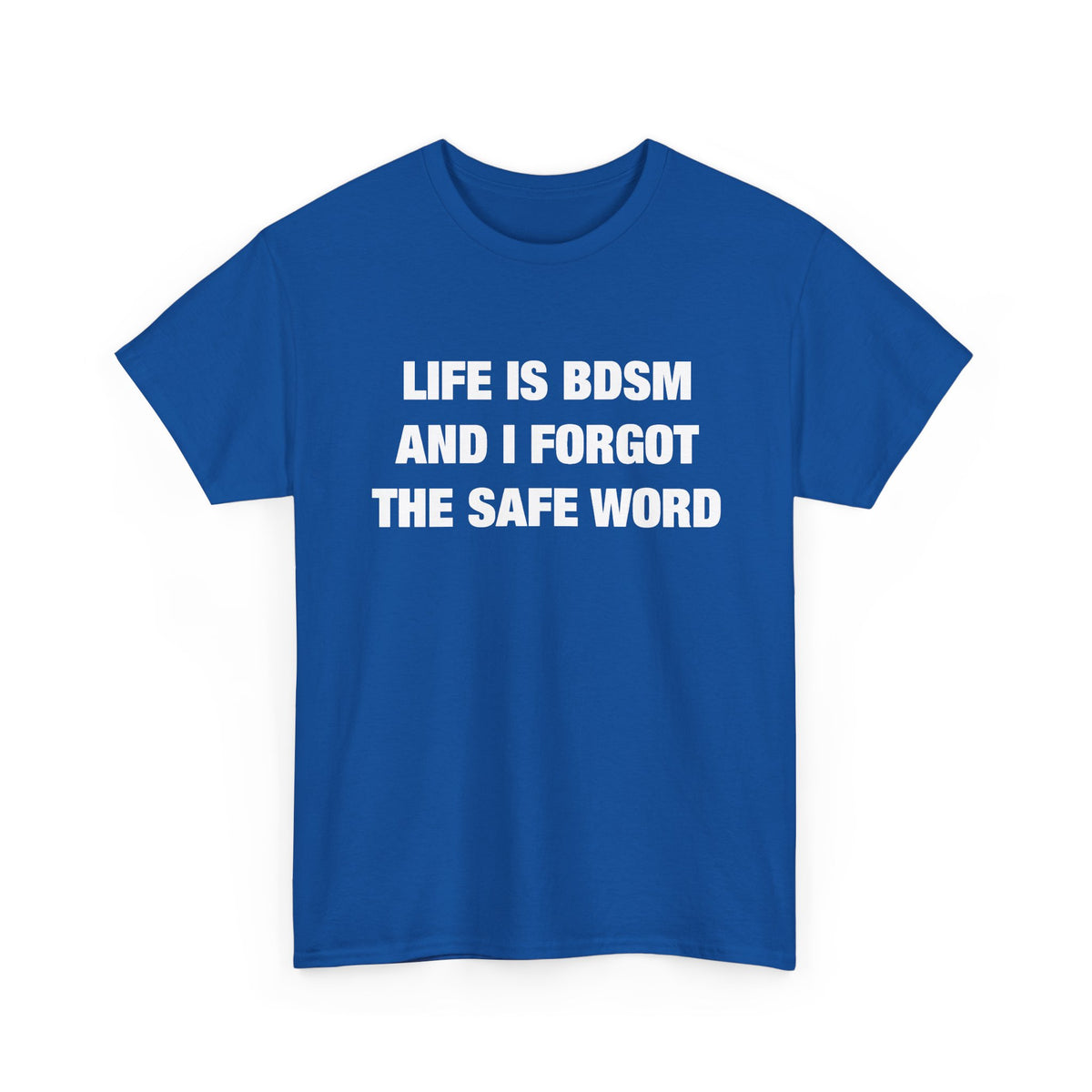 Life Is BDSM and I Forgot the Safe Word T-Shirt