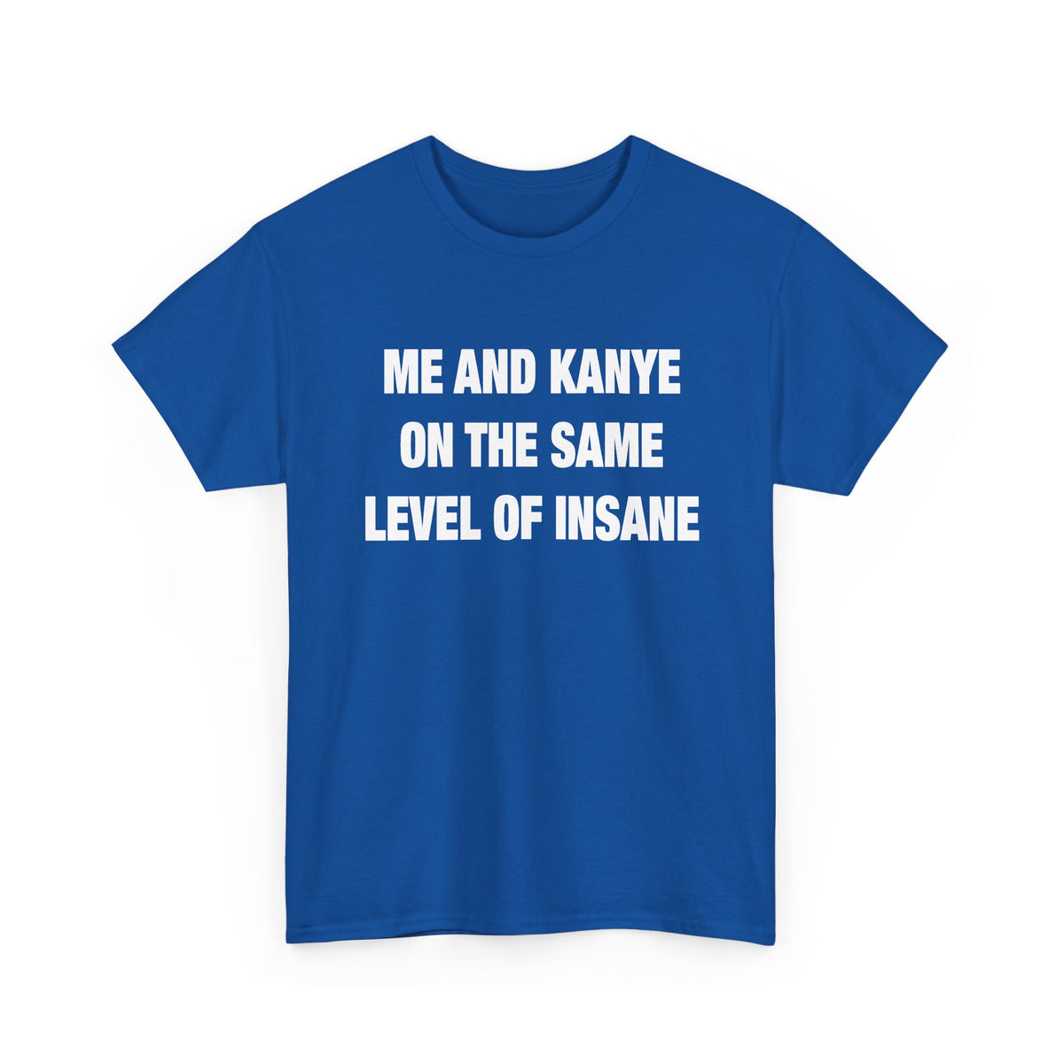 Me and Kanye on the Same Level of Insane T-Shirt
