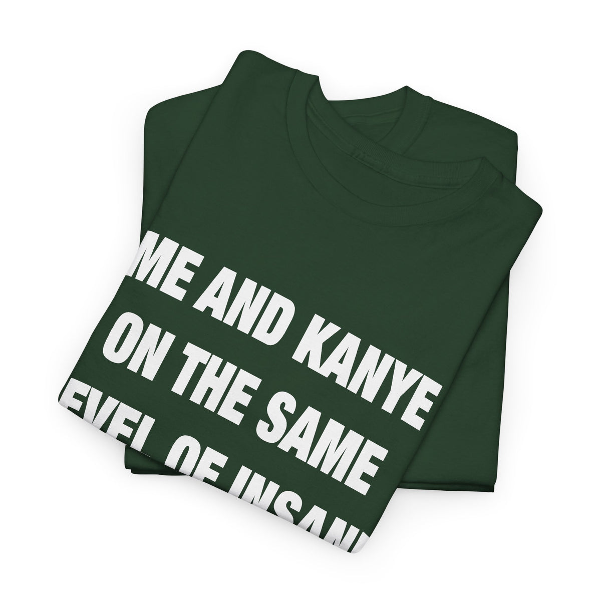 Me and Kanye on the Same Level of Insane T-Shirt