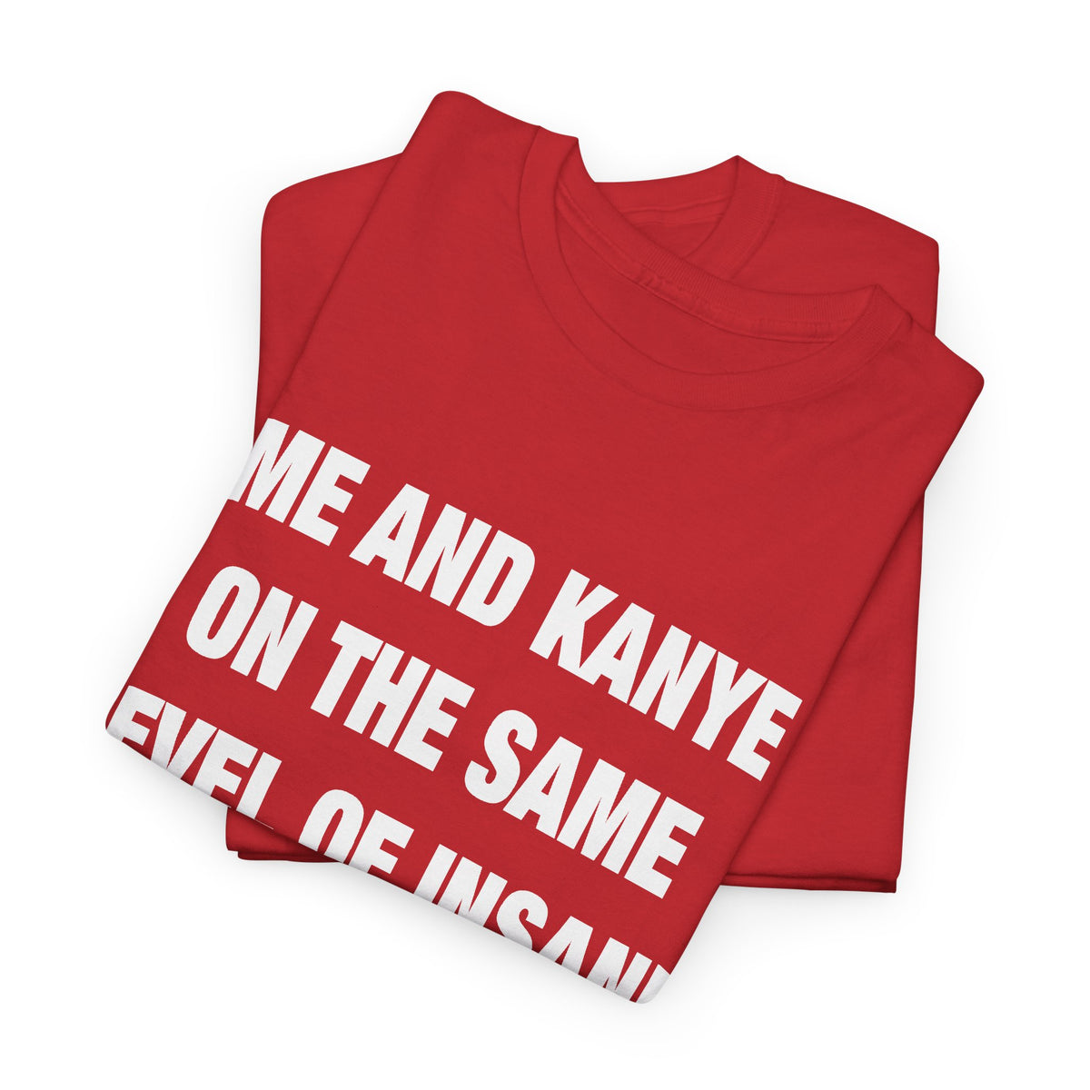 Me and Kanye on the Same Level of Insane T-Shirt