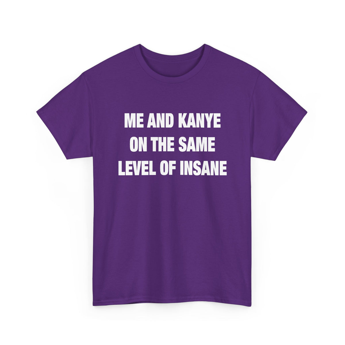 Me and Kanye on the Same Level of Insane T-Shirt