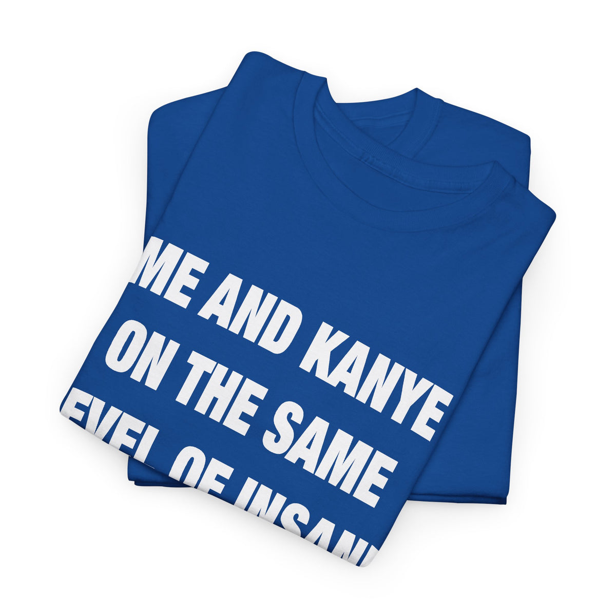 Me and Kanye on the Same Level of Insane T-Shirt