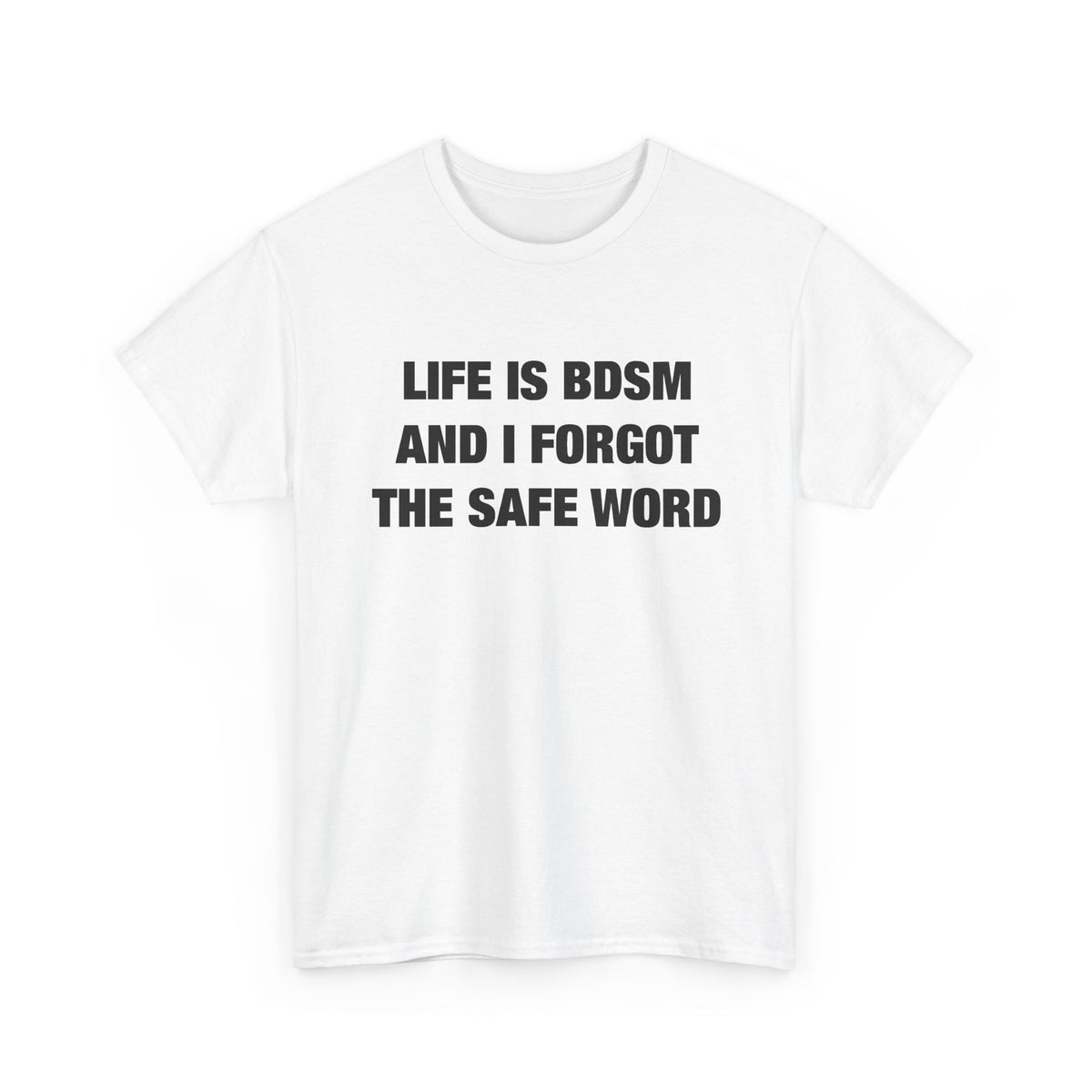 Life Is BDSM and I Forgot the Safe Word T-Shirt