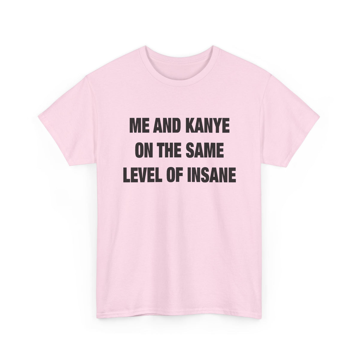 Me and Kanye on the Same Level of Insane T-Shirt